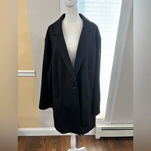 Nine West Elegant Black Women's one button Blazer size 4X